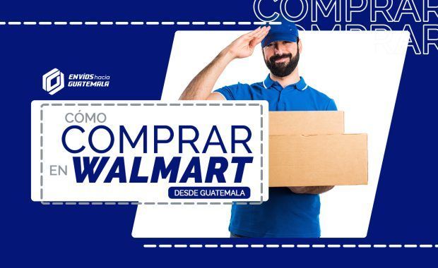 un hombre joven de guatemala de camisa azul con cajas en la mano